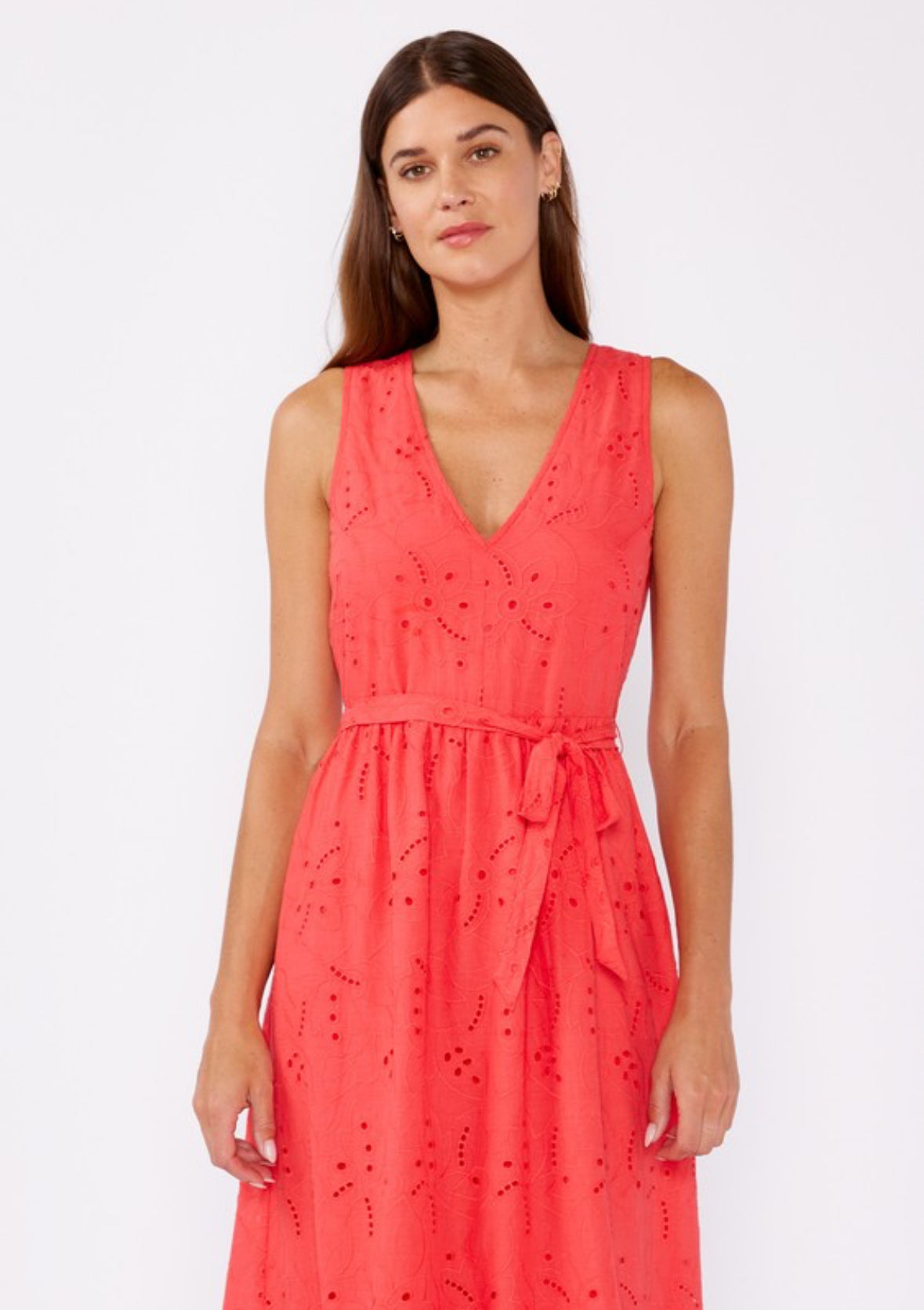 lola midi dress LOLA EYELET MIDI DRESS – CĀPA Boutique