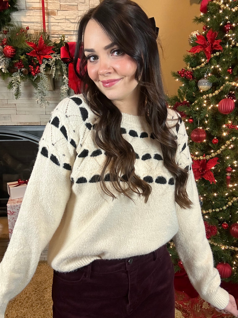 LUCY PATTERNED SWEATER