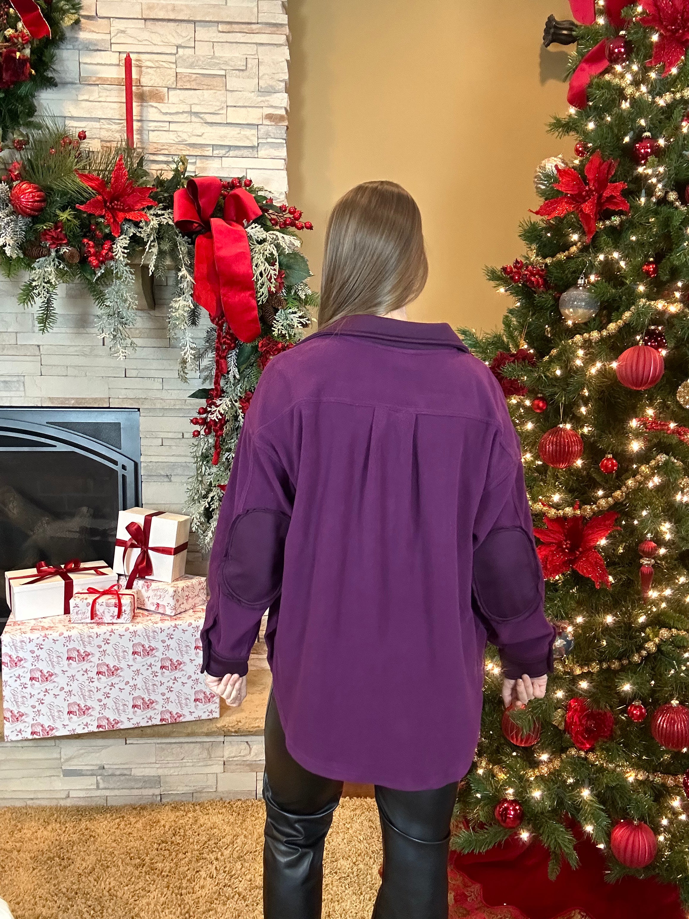 CELESTE FLEECE SHACKET