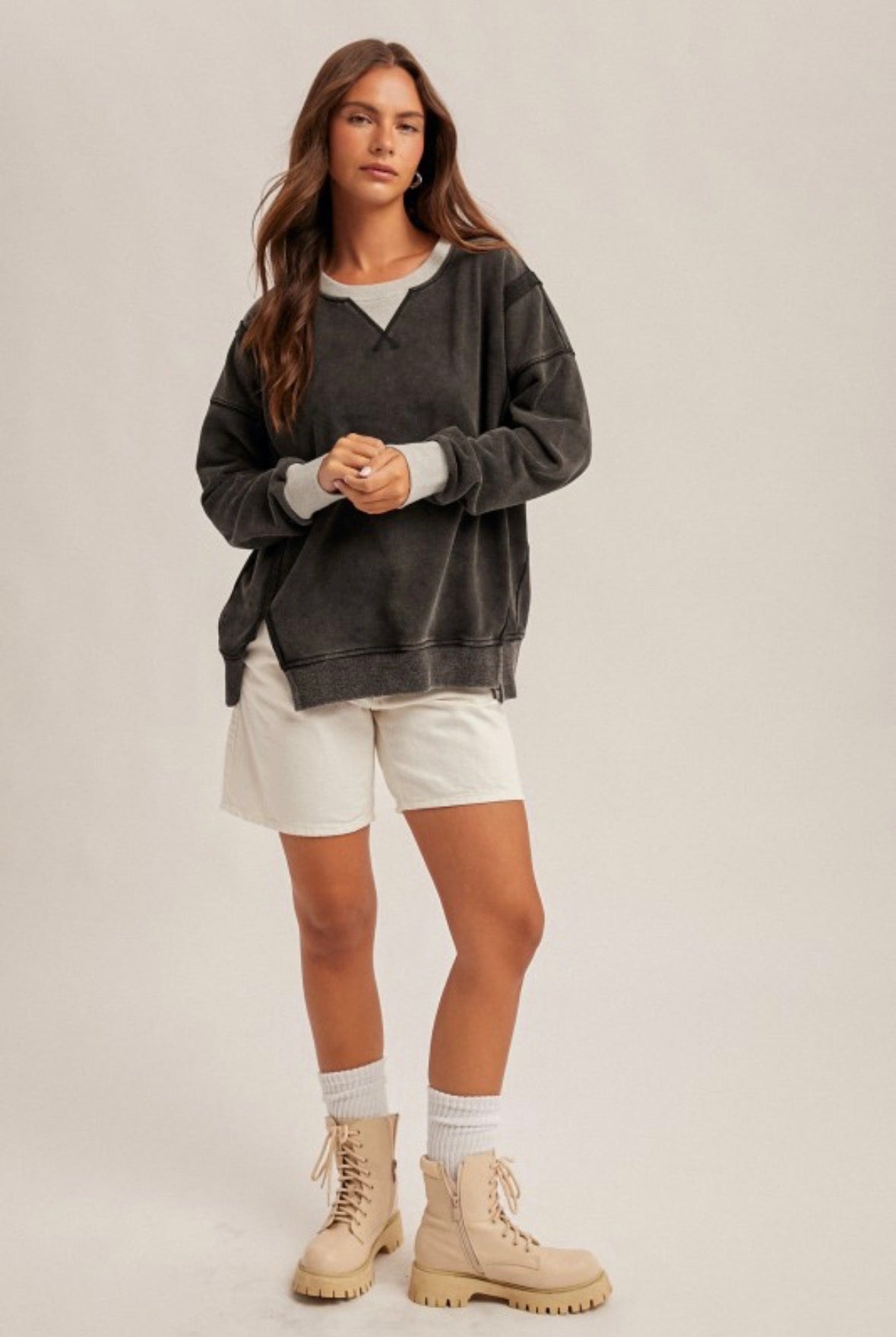 RAEGAN WASHED PULLOVER