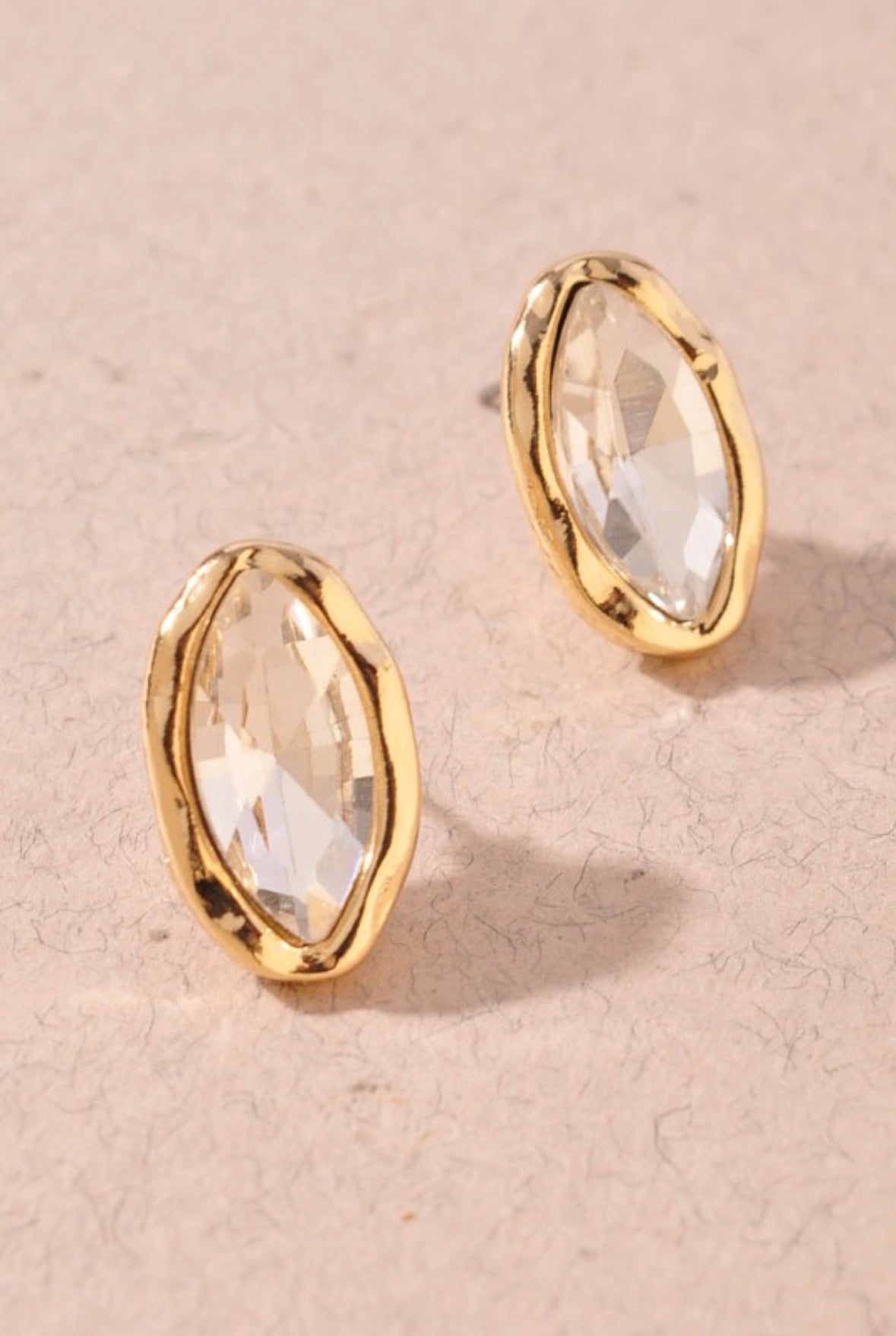 MARQUISE STUD EARRINGS