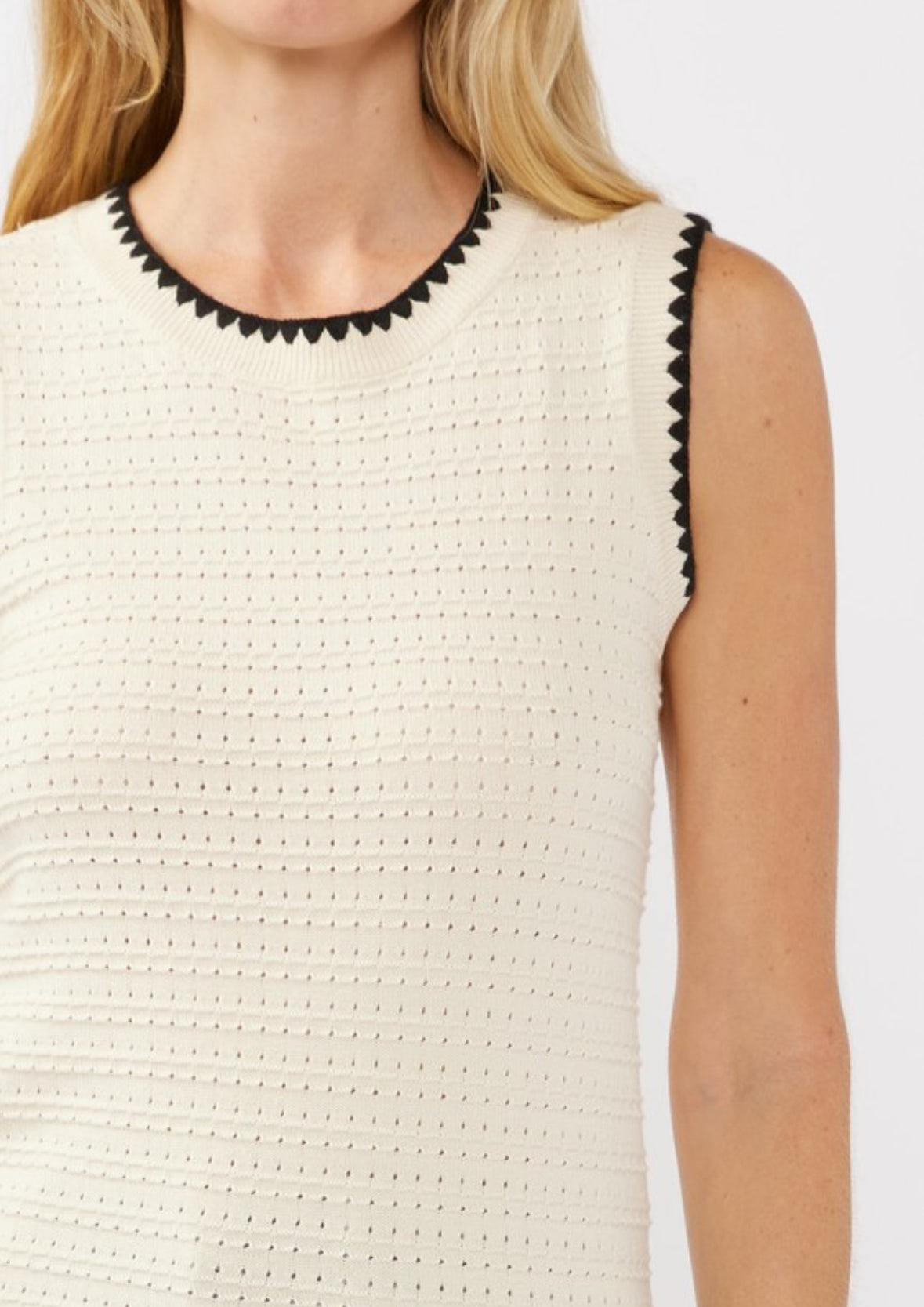 JULES CHAIN LINK SWEATER TANK