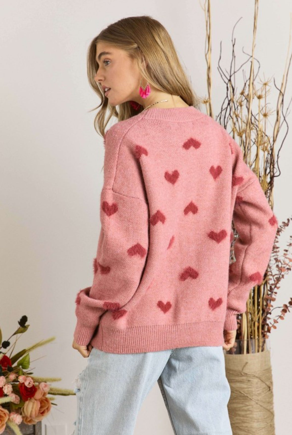 LOVELY HEART SWEATER