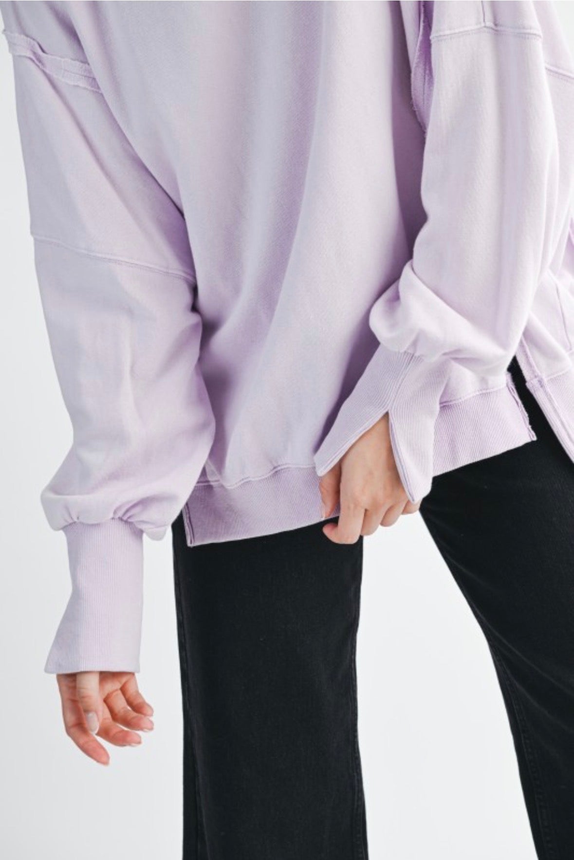 LAILA LILAC PULLOVER – CĀPA Boutique