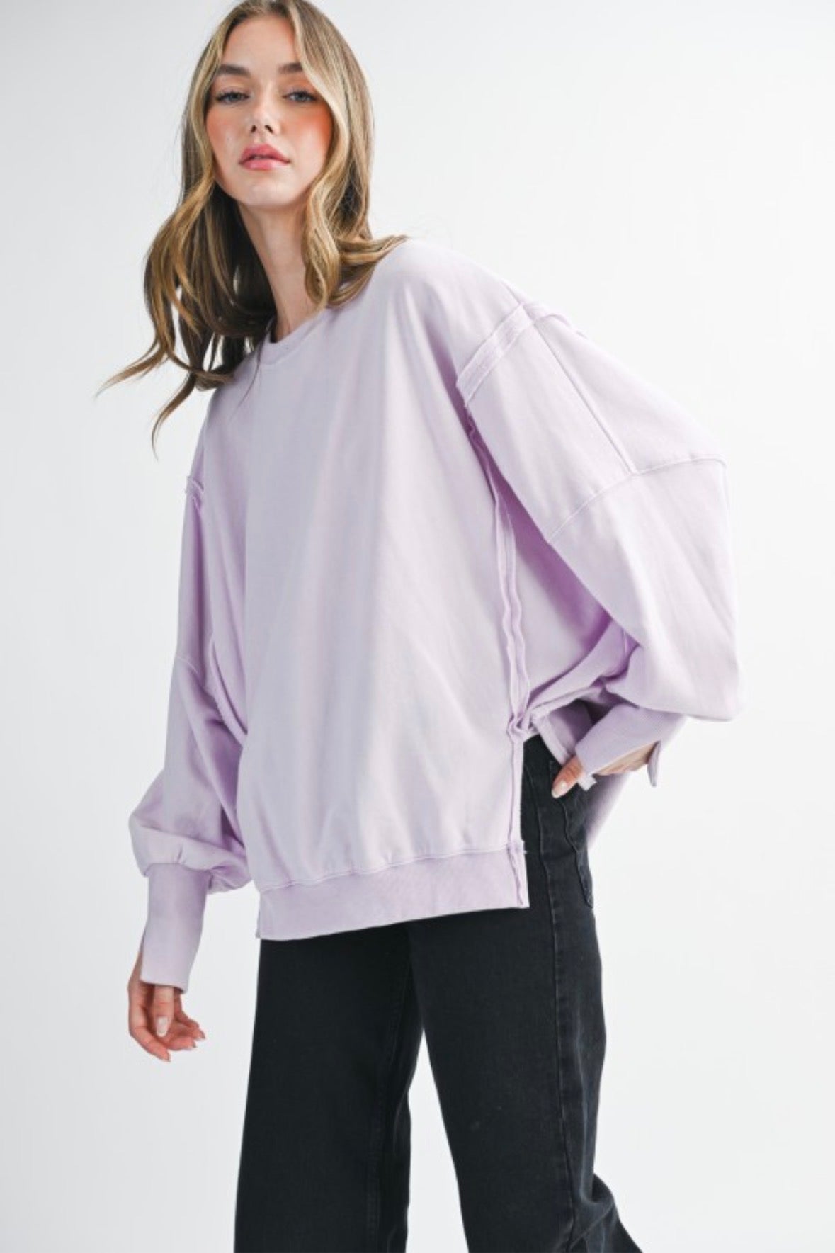 LAILA LILAC PULLOVER