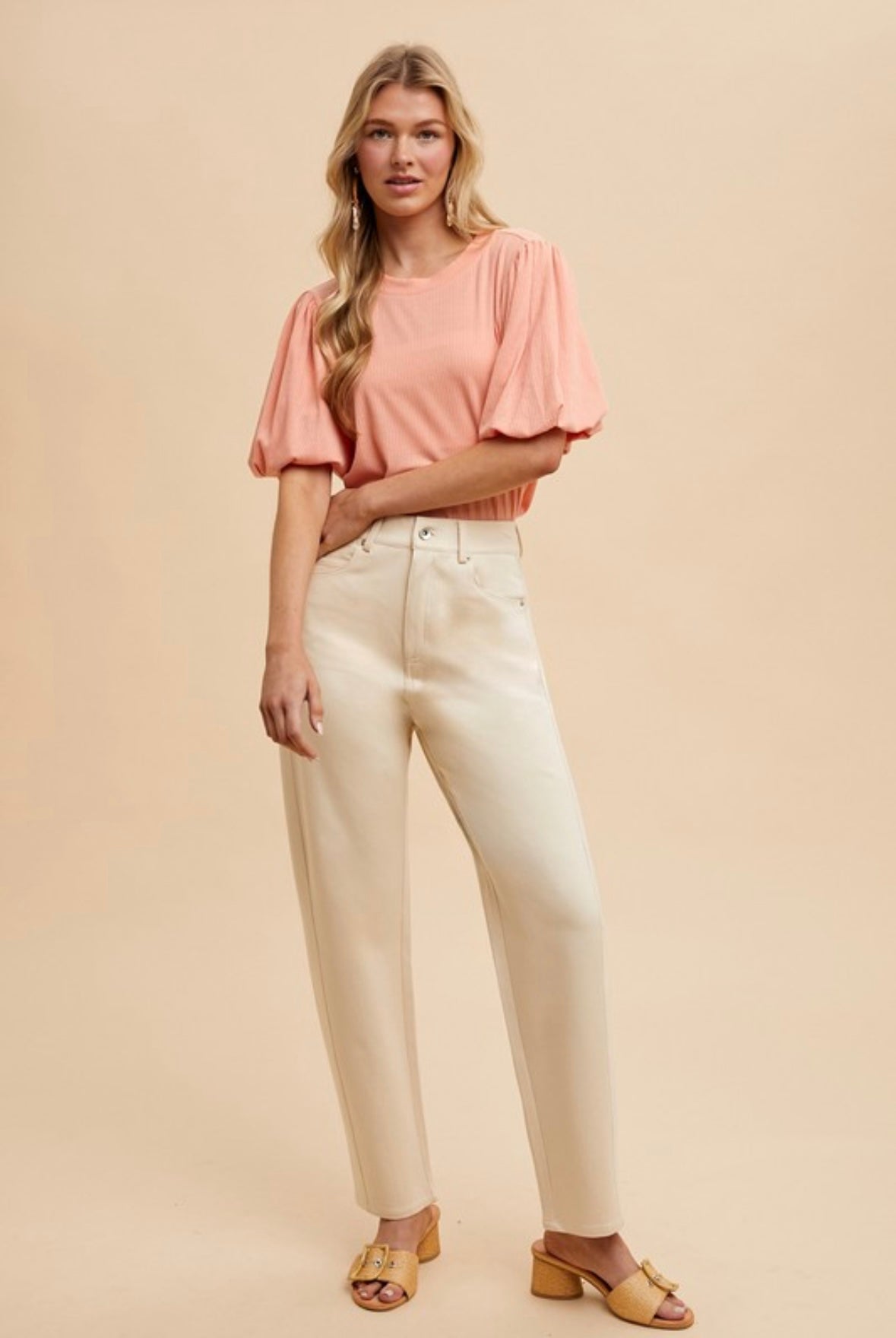 JULIE PUFF SLEEVE TEE