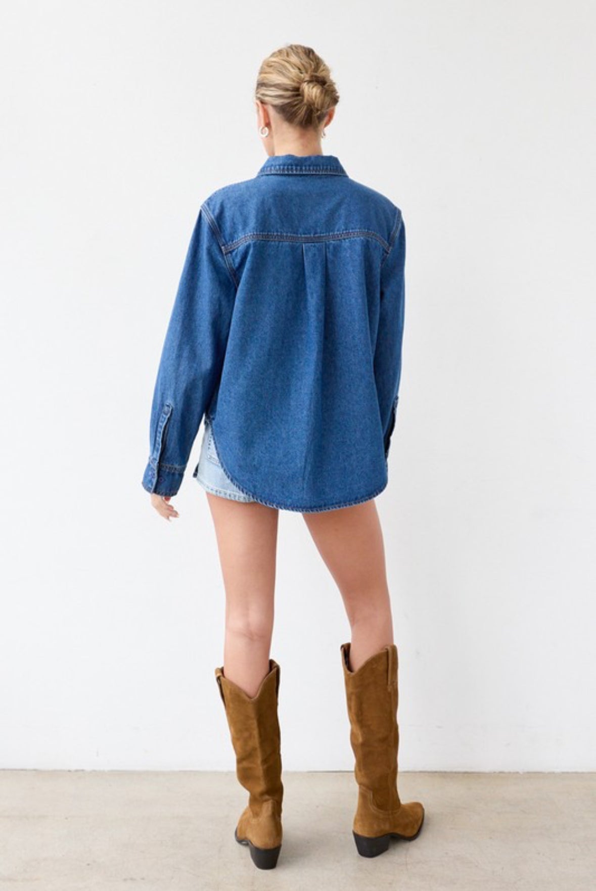PAISLEY DENIM SHACKET