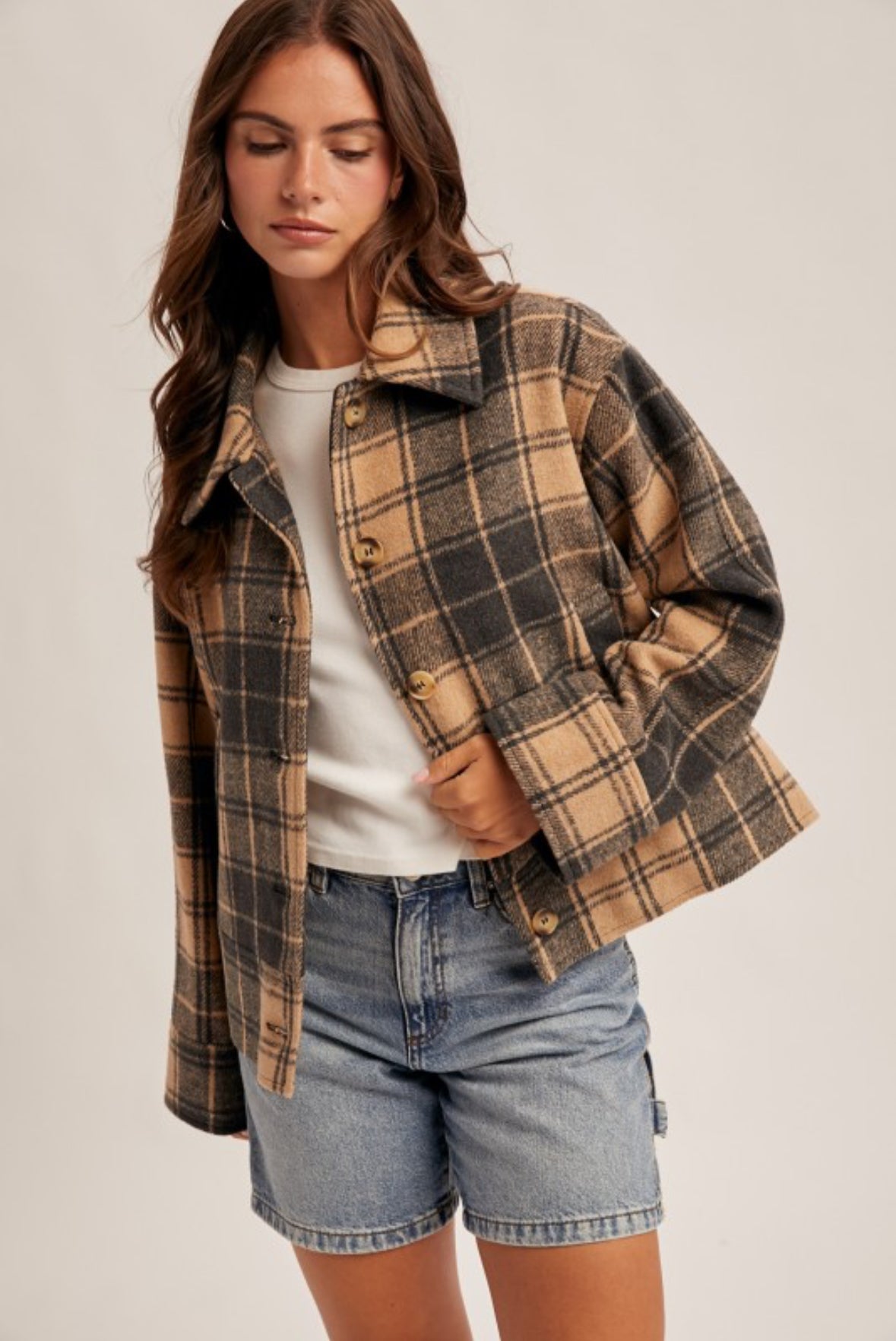 PRE-ORDER: SAMMIE PLAID JACKET
